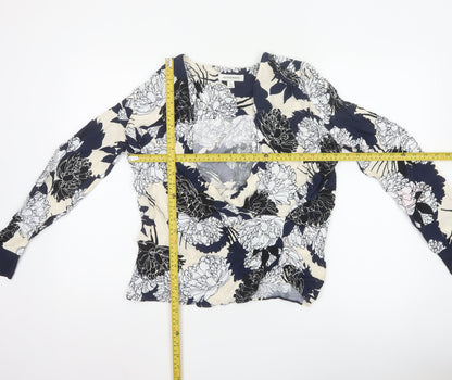 Marks and Spencer Autograph Women's Floral Wrap Blouse Size 8