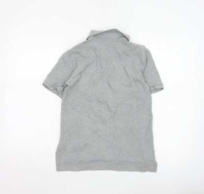 Ralph Lauren Teens Grey Cotton Polo Shirt Size 10-12 Classic Fit
