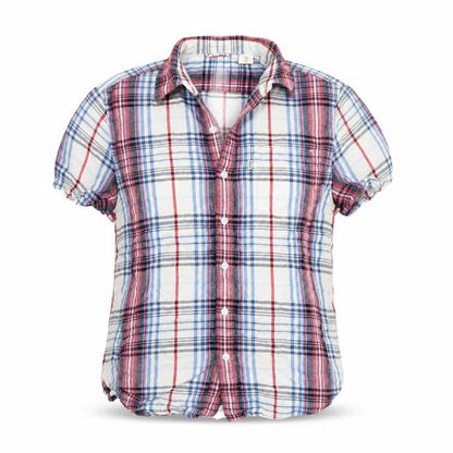 Levi's Womens Multicoloured Plaid Cotton Button-Up Shirt Size S