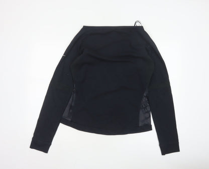 Nike Women Black XL Long Sleeve FitDry Sports Pullover Top