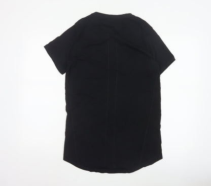 Religion London Men's Black Graphic Print Cotton T-Shirt Size S