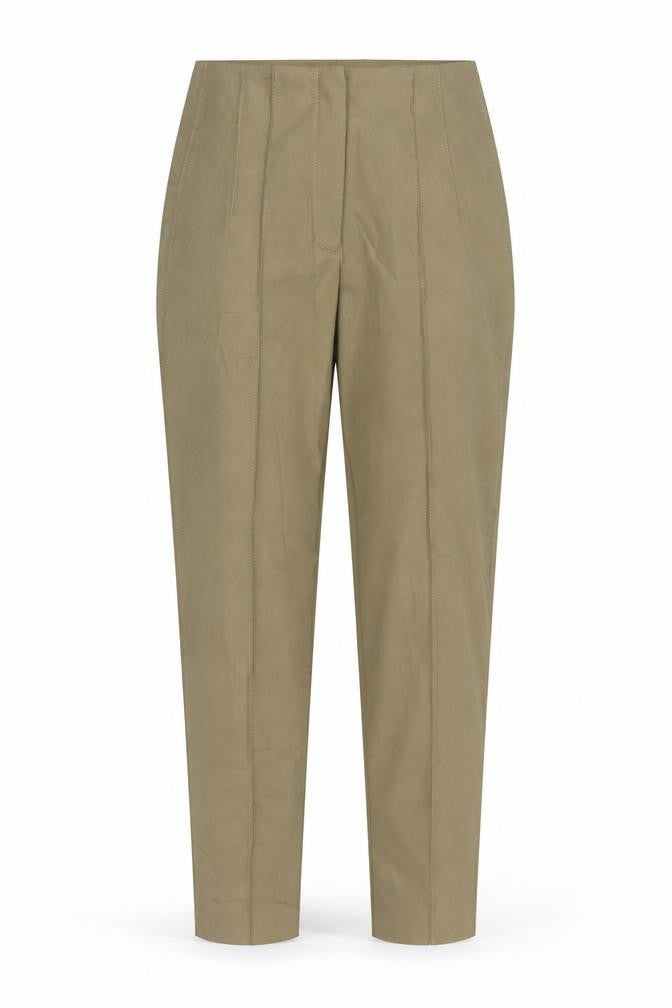 Massimo Dutti Women's Beige Chino Trousers Size 10 Regular Fit
