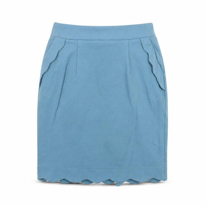 Darling Women’s Blue Knee Length Pencil Skirt Size S Viscose Blend
