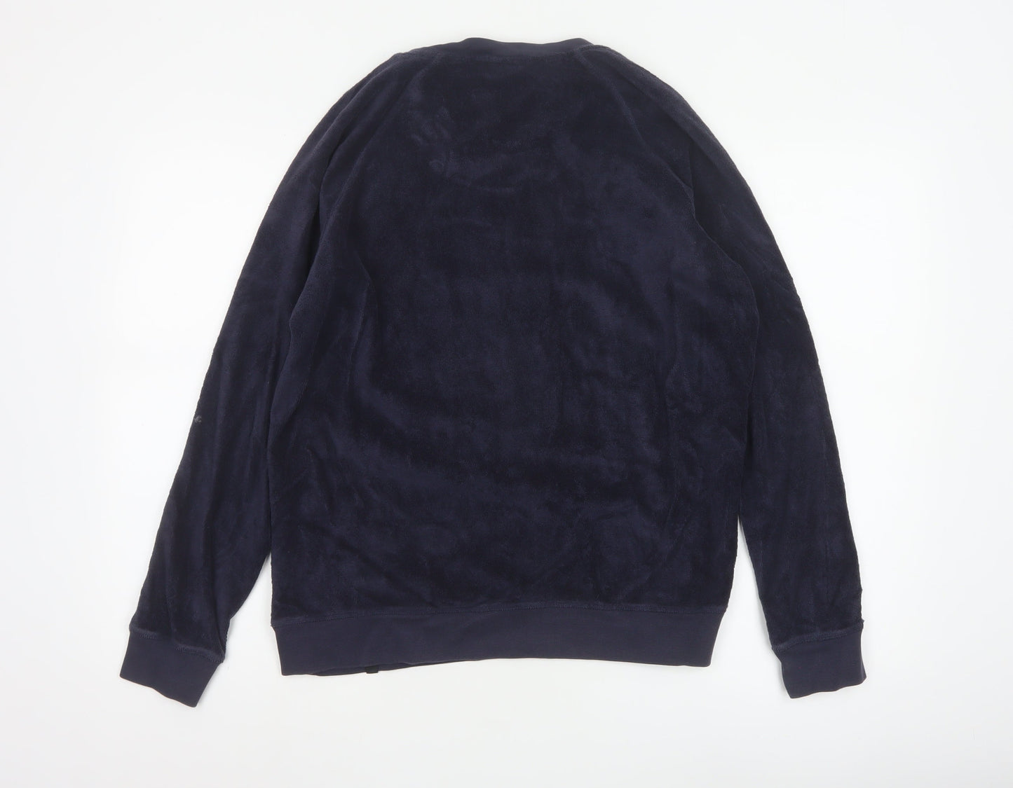 Finisterre Womens Navy Size 14 Pullover Sweatshirt Cotton Blend