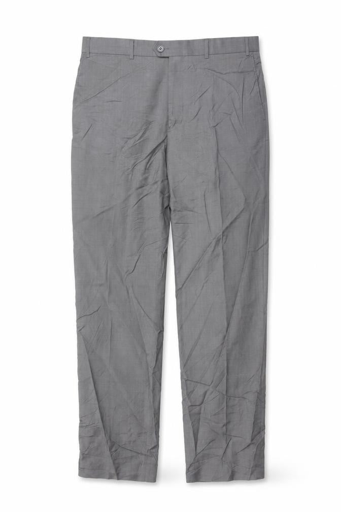 Marks and Spencer Men’s Grey Wool Dress Pants 38W 31L Regular Fit