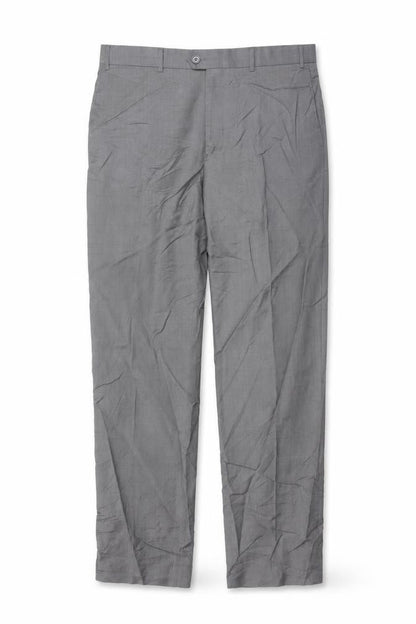 Marks and Spencer Men’s Grey Wool Dress Pants 38W 31L Regular Fit