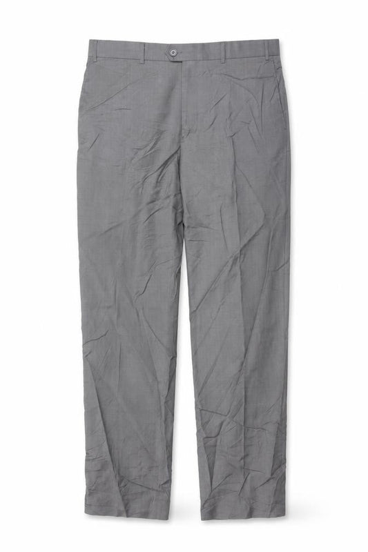Marks and Spencer Men’s Grey Wool Dress Pants 38W 31L Regular Fit