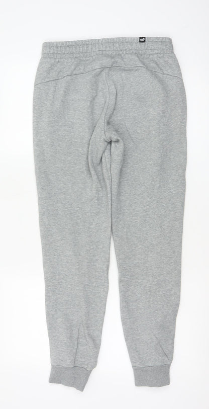 Puma Women's Grey Jogger Sweatpants Small Regular Fit