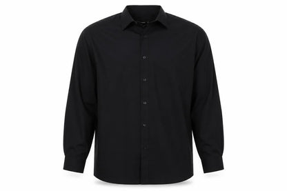Cedarwood State Men's Black Regular Fit Long Sleeve Button-Up Shirt 17in