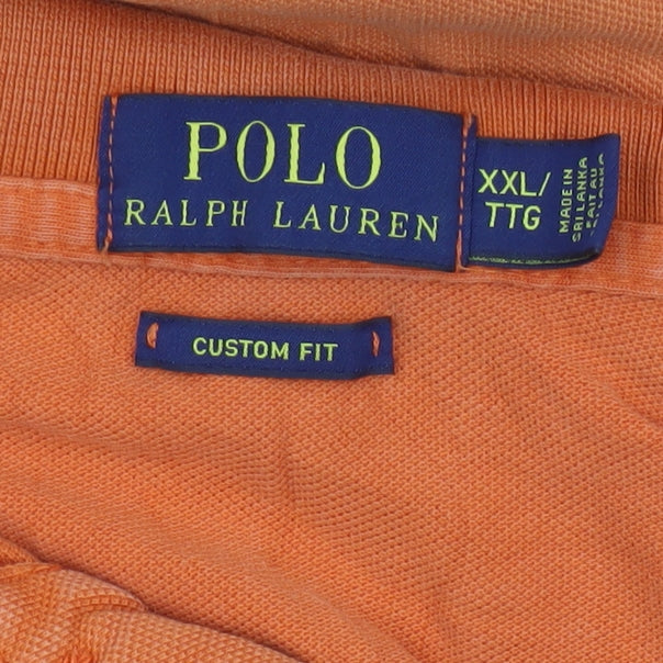 Ralph Lauren Men’s Orange 2XL Custom Fit Polo Shirt