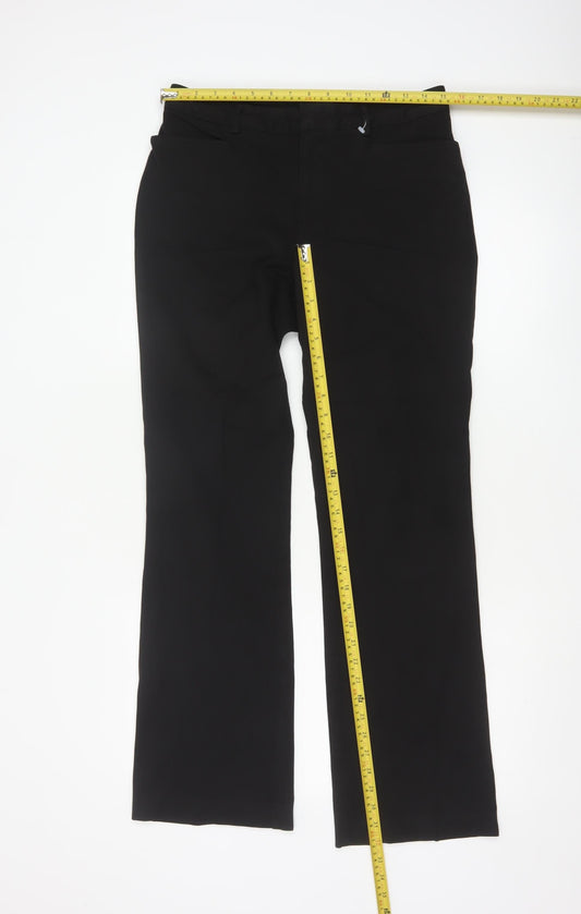 GAP Women’s Black Bootcut Trousers Size 10 Regular Stretch Workwear