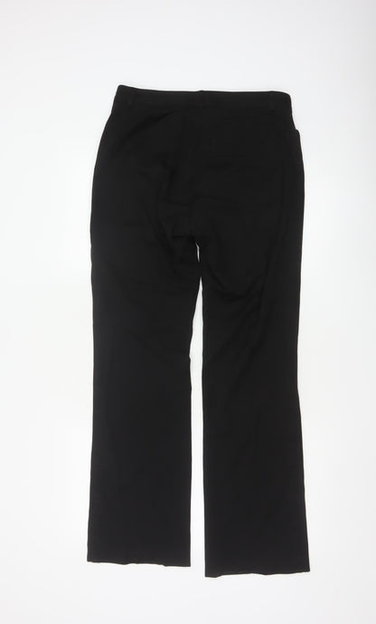 GAP Women’s Black Bootcut Trousers Size 10 Regular Stretch Workwear