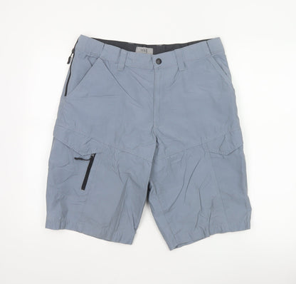 Marks and Spencer Men's Blue Cargo Shorts Size 34 Regular Fit