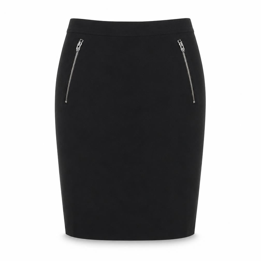 DKNY Womens Black Knee Length Pencil Skirt Size 6 Stretch