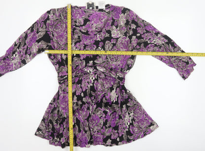 The Masai Clothing Company Women’s Multicoloured Floral Tunic Blouse S