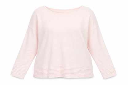 Marble Women Pink Long Sleeve Crew Neck Knit Pullover Jumper Size 16