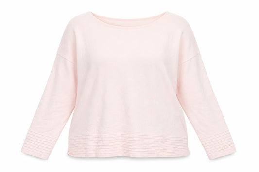Marble Women Pink Long Sleeve Crew Neck Knit Pullover Jumper Size 16