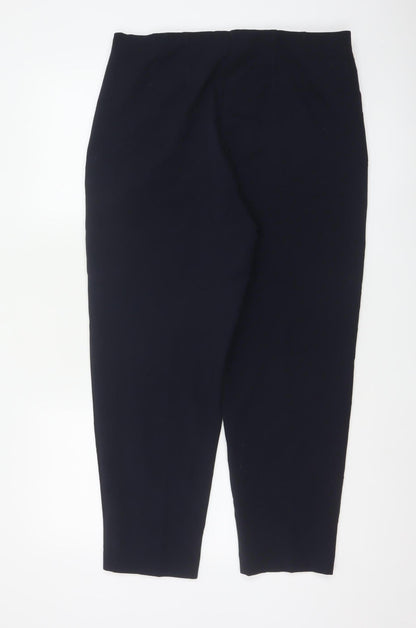 Marks and Spencer Women’s Black Trousers Size 14 Regular Polyester Blend