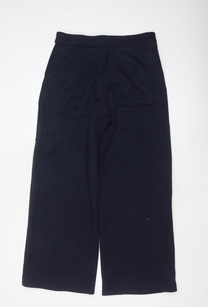 Marks and Spencer Women's Black Wide-Leg Trousers Size 12