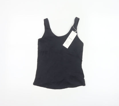 OYSHO Women’s Black Stretch Tank Top Size S Basic Jersey