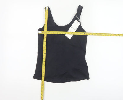 OYSHO Women’s Black Stretch Tank Top Size S Basic Jersey