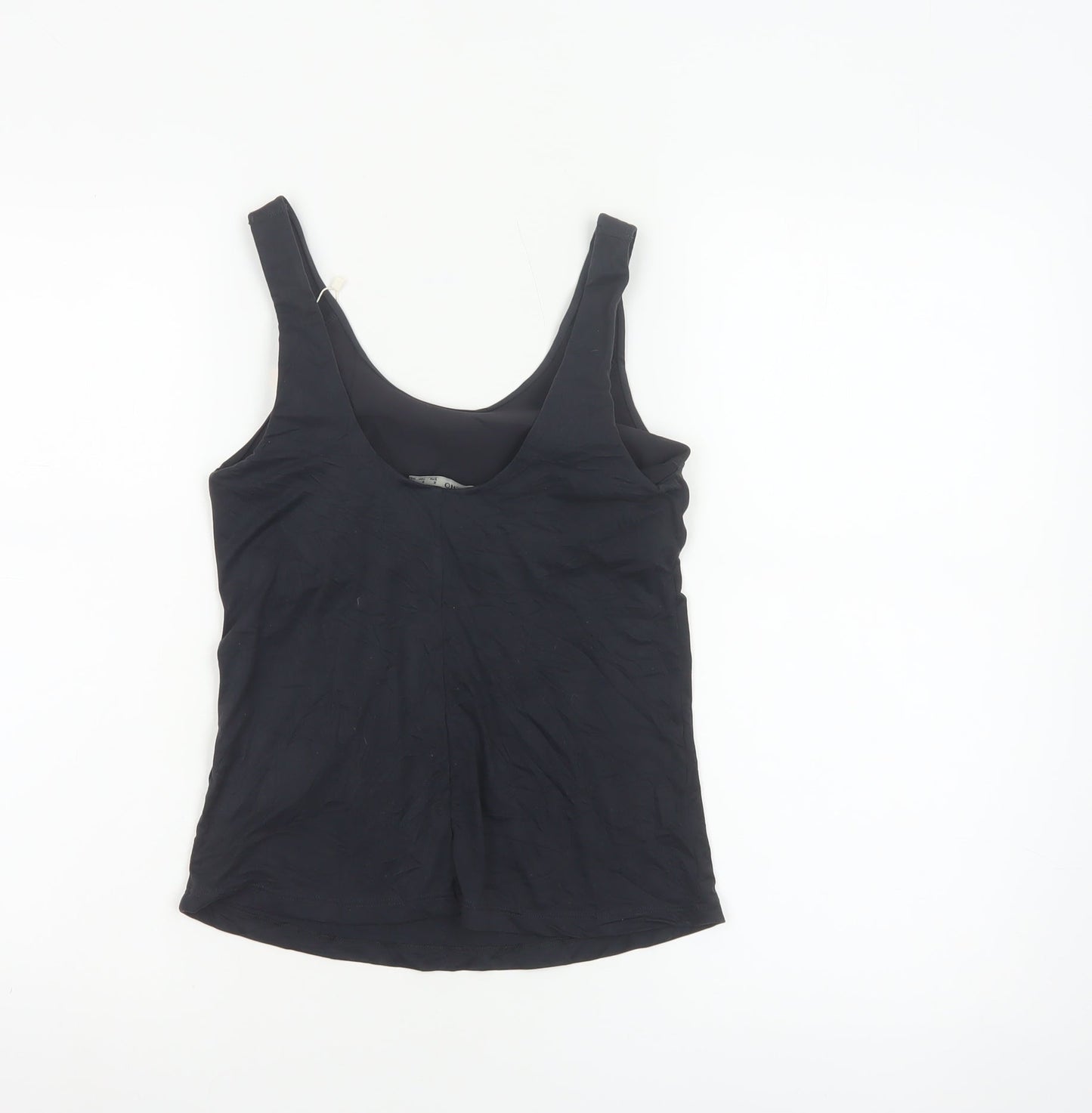 OYSHO Women’s Black Stretch Tank Top Size S Basic Jersey
