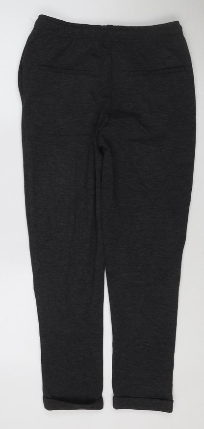 ZARA Women’s Black Cotton Blend Jogger Trousers Size S