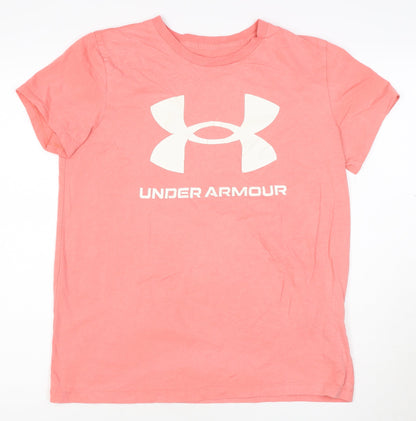 Under Armour Womens Pink Short Sleeve Classic T-Shirt L