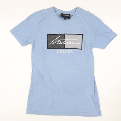 Métissier Paris Men's Blue XS Cotton Graphic T-Shirt
