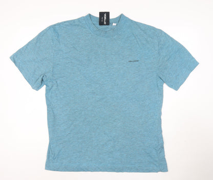 Collusion Men's Blue Crew Neck XL Short Sleeve T-Shirt