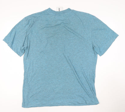Collusion Men's Blue Crew Neck XL Short Sleeve T-Shirt