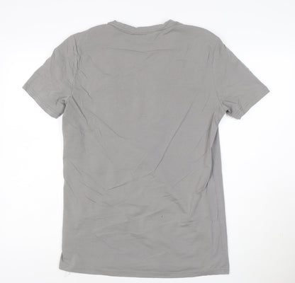 Antony Morato Men's Grey Slim Fit Crew Neck T-Shirt L