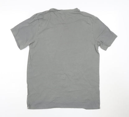 Nike Mens Grey Just Do It Graphic Short Sleeve Cotton T-Shirt M