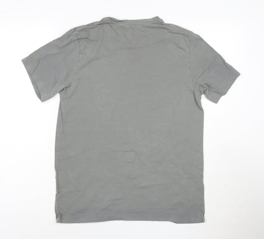 Nike Mens Grey Just Do It Graphic Short Sleeve Cotton T-Shirt M