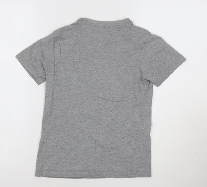 McKenzie Girls Grey Short Sleeve Crew Neck Cotton T-Shirt 12-13 Years