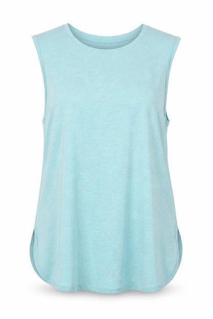 Penn Womens Blue Sleeveless Activewear Tank Top Size L Lightweight