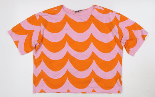 Uniqlo x Marimekko Women's Multicoloured S Relaxed Cotton T-Shirt