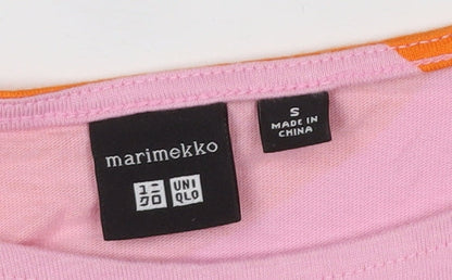 Uniqlo x Marimekko Women's Multicoloured S Relaxed Cotton T-Shirt
