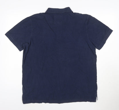 Crew Clothing Company Men's Navy Blue XL Cotton Polo Shirt