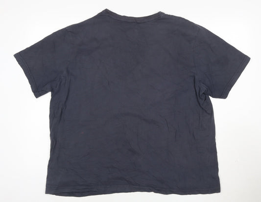 Jacamo Men's Blue McKinley Point Alaska Graphic T-Shirt 1XLT