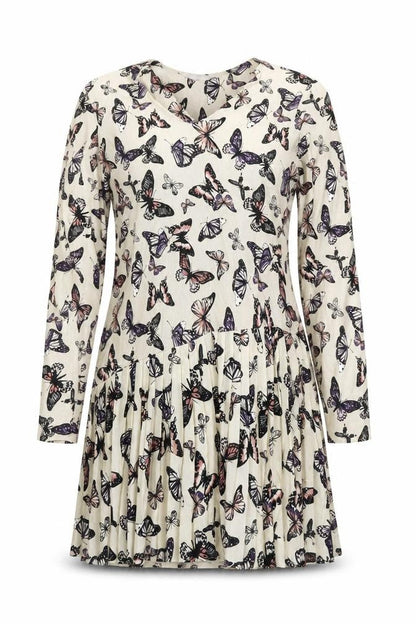 Marks & Spencer Women’s Multicoloured Size 16 Butterfly Fit & Flare Dress
