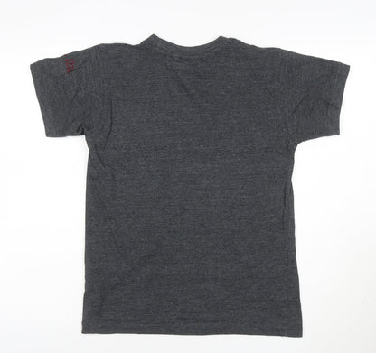 Oxford University Mens Grey XS Graphic Cotton T-Shirt