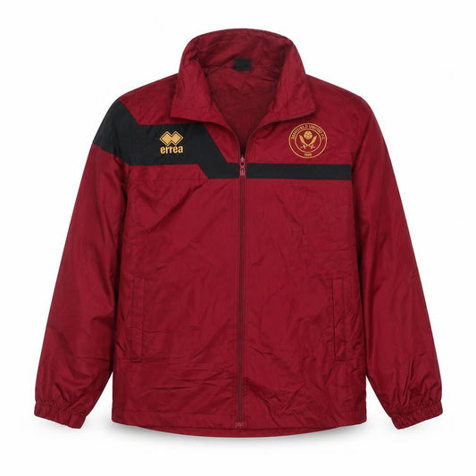 Errea Men's Red Windbreaker Jacket S Sheffield University Sportswear