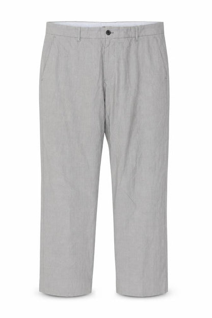 Gap Khakis Men’s Grey Checked Cotton Chino Trousers 36x32