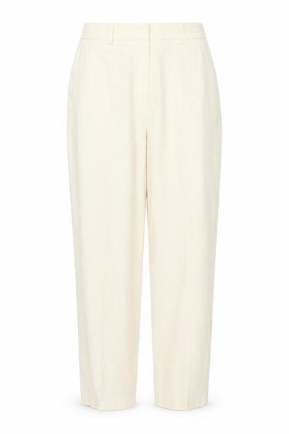 Marks and Spencer Women Ivory Size 12 Short Straight Trousers