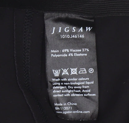 Jigsaw Women's Black Slim Fit Stretch Leggings S