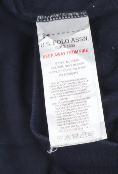 U.S. Polo Assn. Men's Blue Jogger Trousers S Regular Fit