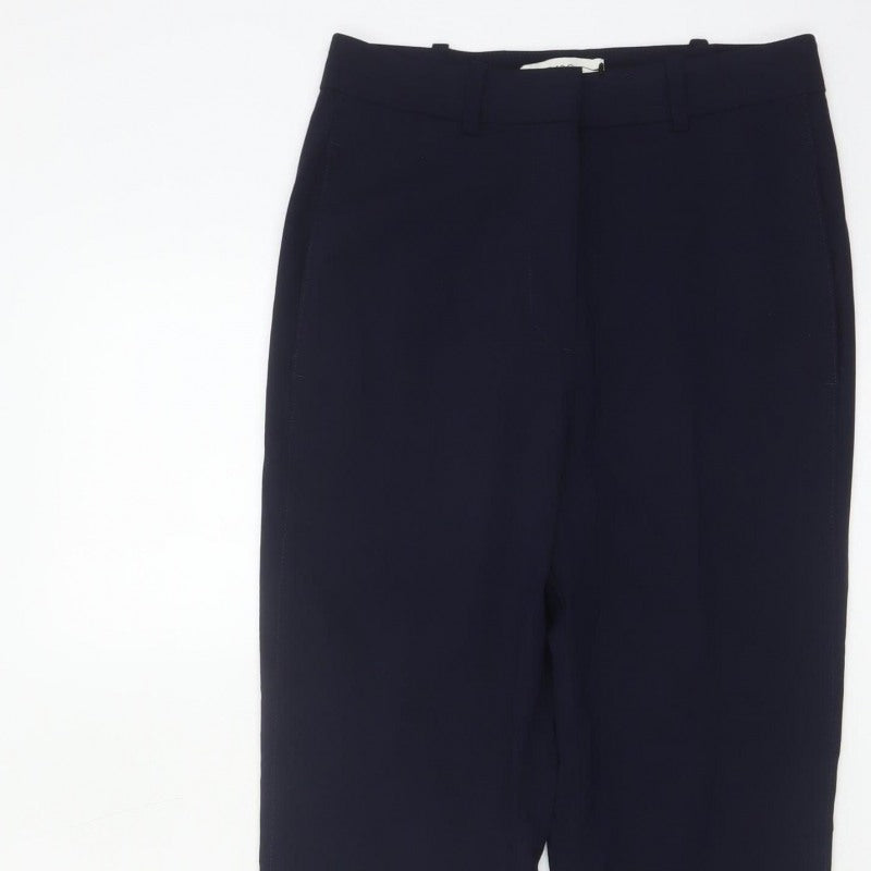 Marks and Spencer Women’s Blue Slim Straight Trousers Size 6