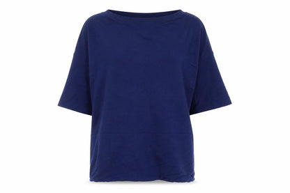 Jigsaw Women's Blue 100% Wool 3/4 Sleeve Pullover Jumper S