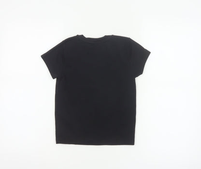 French Connection Women's Black XS Cotton Graphic T-Shirt